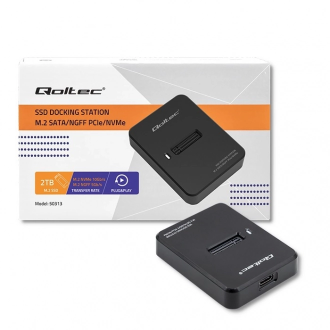 Qoltec Docking Station for SSD M.2 SATA & PCIe