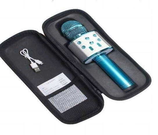 Brezžični bluetooth mikrofon karaoke z zvočnikom