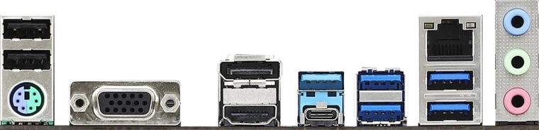 Large palette de ports sur le panneau arrière