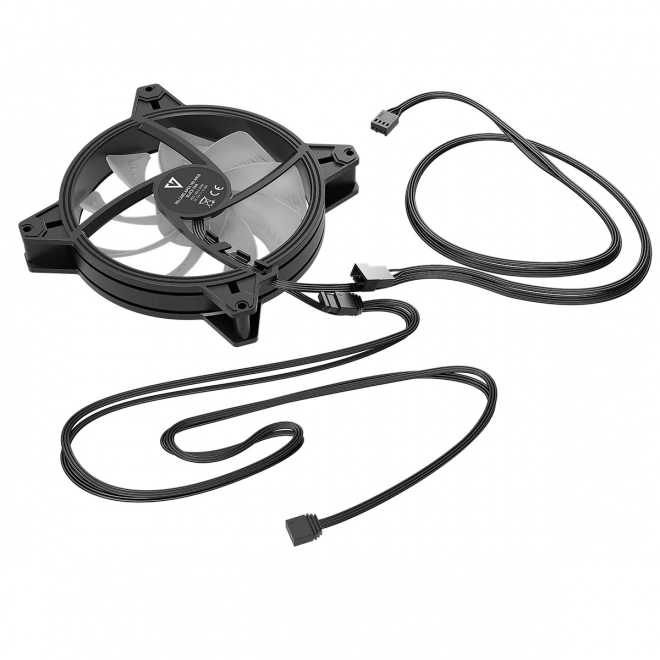 Ventilátor ARGB 140 mm čierny