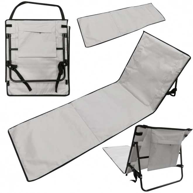 Portable Beach Chair with Adjustable Backrest