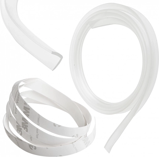 Easy installation with self-adhesive tape