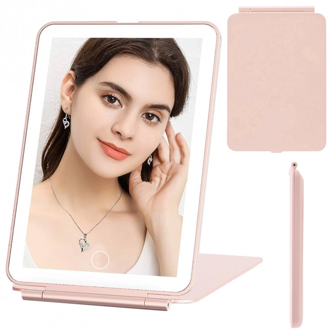LED Lighted Foldable Makeup Mirror