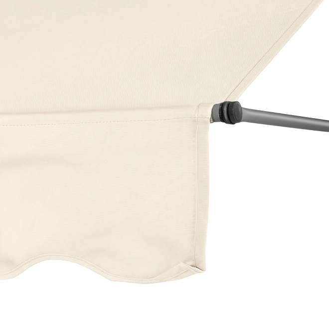Height Adjustable Waterproof Balcony Awning with Manual Crank