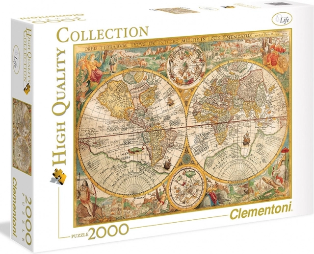 Design unico della vecchia mappa