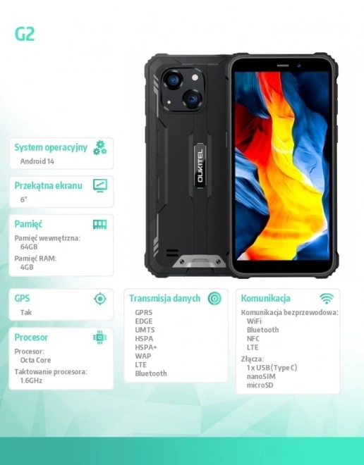 Smartphone G2 4G 64GB Black