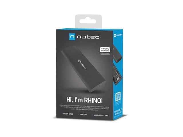 Custodia esterna SSD Natec Rhino M.2 NVMe USB-C 3.1 Gen 2