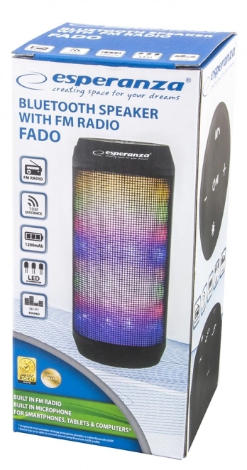 Altoparlante Bluetooth con LED Esperanza FADO
