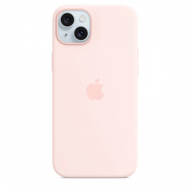 MagSafe Silicone Case for iPhone 15 Plus - Light Pink