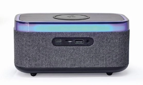 Digital Alarm Clock with Wireless Charger and DAB/FM Radio