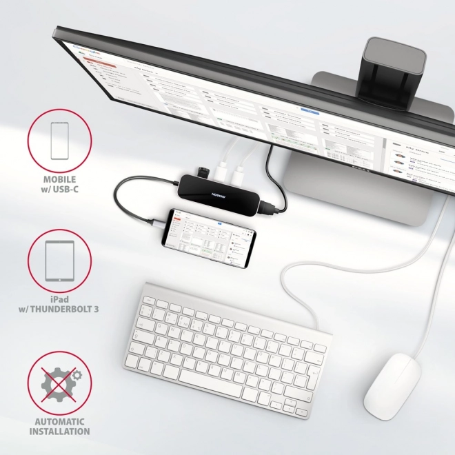 Multipurpose USB-C Hub with 4 USB-A Ports and HDMI