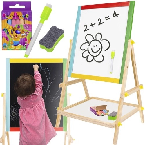 Wooden Double-sided Kids Board Kruzzel