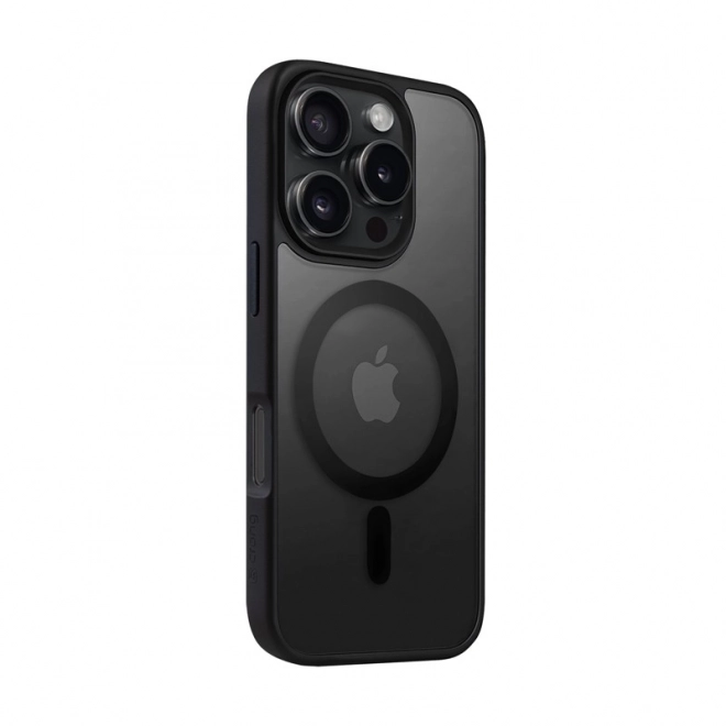 Black Hybrid Frost MagSafe Case for iPhone 16 Pro