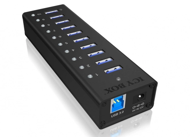 Active 10-Port USB Hub by ICY BOX