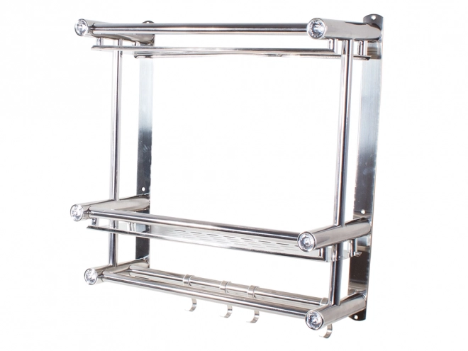 Organizer bagno sospeso con 2 ripiani