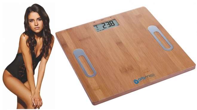 Bamboo Bathroom Scale