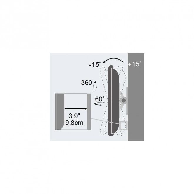 Wall Mount for LCD and LED TVs 13-30 Inches