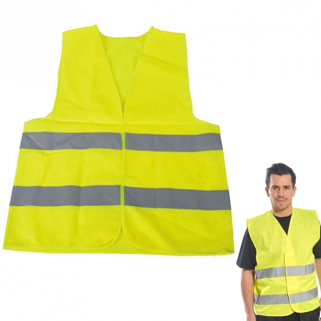 Reflective Warning Vest Yellow Size L