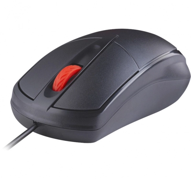 Mouse cablato Silent Click Defender Icon Nero