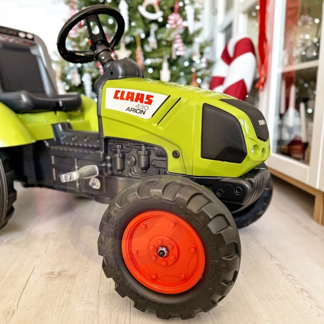 FALK Pedal Tractor Claas Arion 430 with Trailer