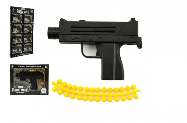 Teddies gyermek játékkpisztoly 11 cm puha golyókkal