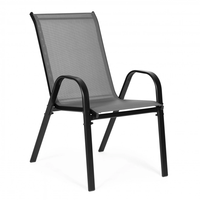 Set of Garden Chairs for Terrace, Balcony, Grey Color