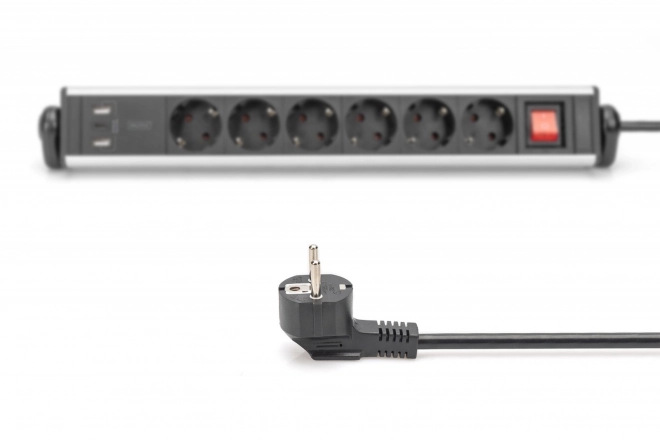Office Power Strip with USB Ports and Rotating Function
