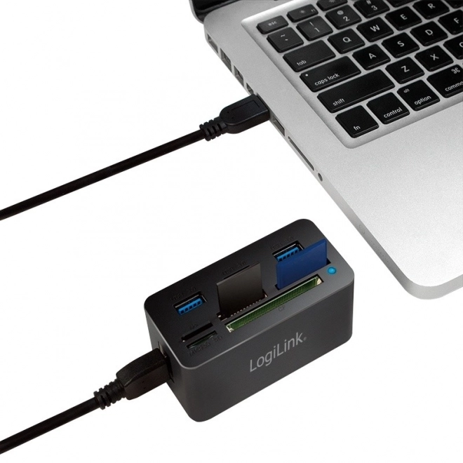 Hub USB LogiLink e lettore di schede