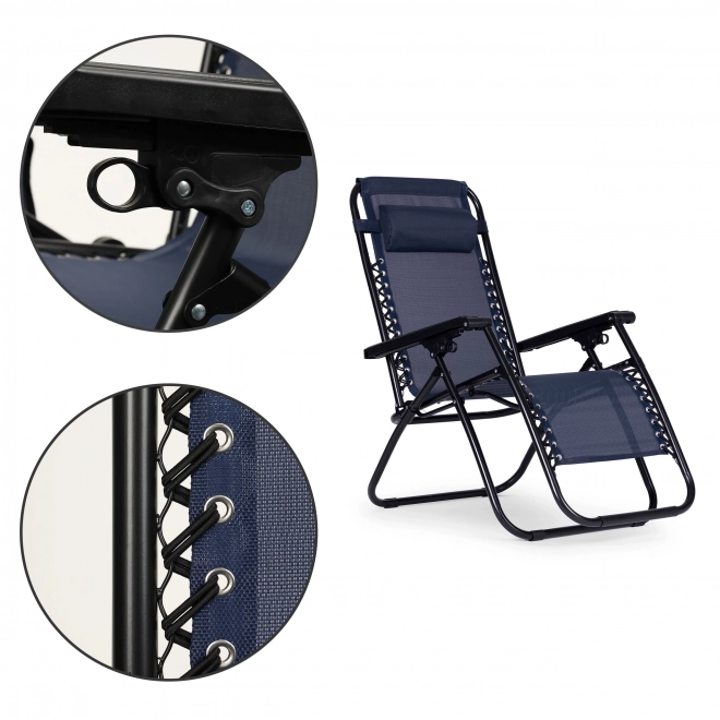 Sedia da giardino con schienale regolabile ZERO GRAVITY ModernHome