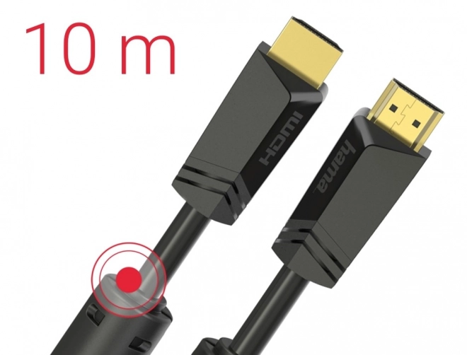 Gold-Plated 10m HDMI 2.0b Cable for Ultra HD 4k