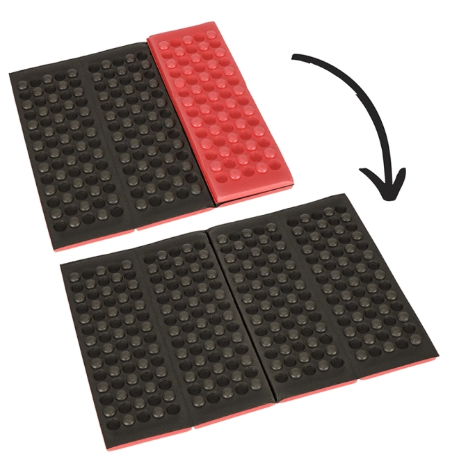Foldable Foam Travel Seat Mat Red – Red