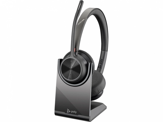 Voyager Bluetooth Wireless Headset with Charging Dock