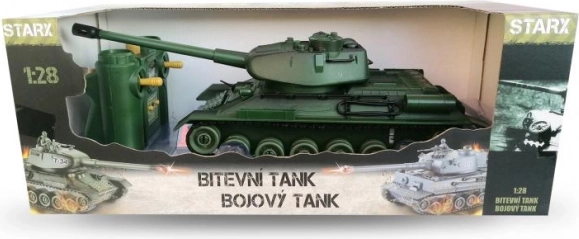 RC tank with infrared battle – green