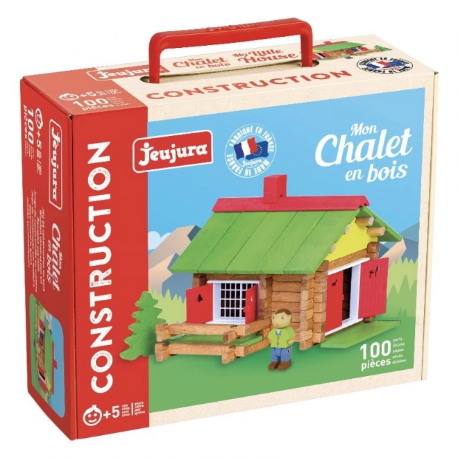 Jeujura Wooden Construction Set 100 Pieces