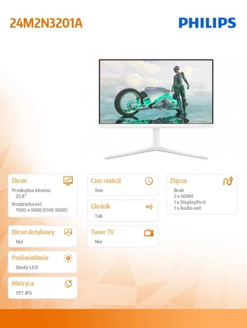 Monitor Philips 24M2N3201A IPS 24 inches