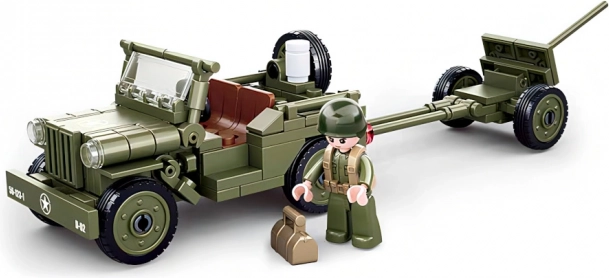 Minifigure with movable parts