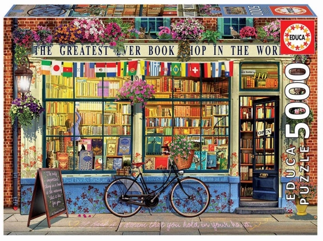 Puzzle EDUCA Largest Bookstore in the World 5000 Pieces