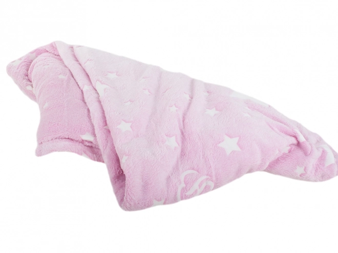 Decke mit Ärmeln Fleece warmes Sweatshirt Morgenmantel neon – Rosa