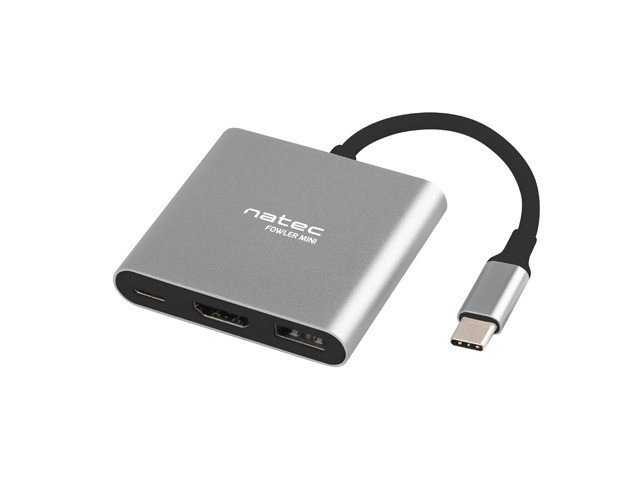 Multiport adapter Natec Fowler USB-C PD, USB 3.0, HDMI 4K