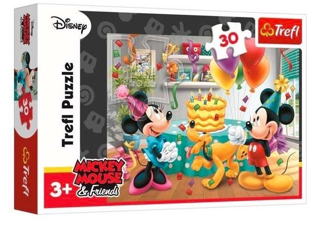 Puzzle Disney Mickey Mouse & Password about Friendship