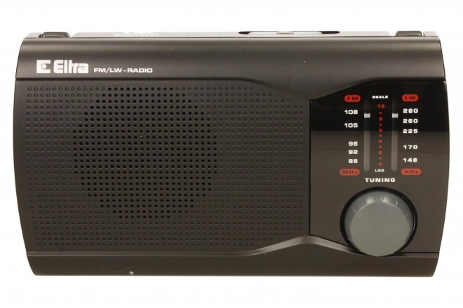 Portable Longwave and FM Radio EWA in Black
