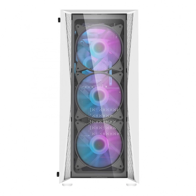 Darkflash DK352 Plus white pc case with fans
