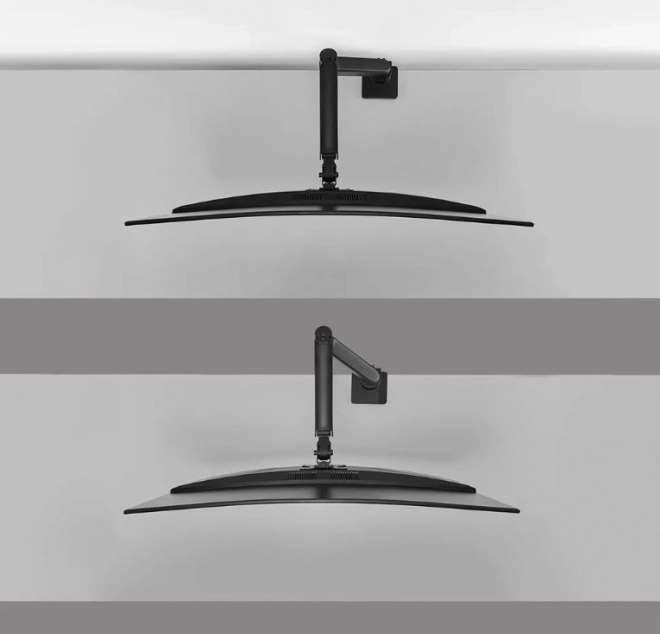 Fully Adjustable Desk Mount for Curved Ultrawide Screens