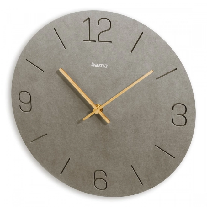 Wall clock MDF 30cm in anthracite