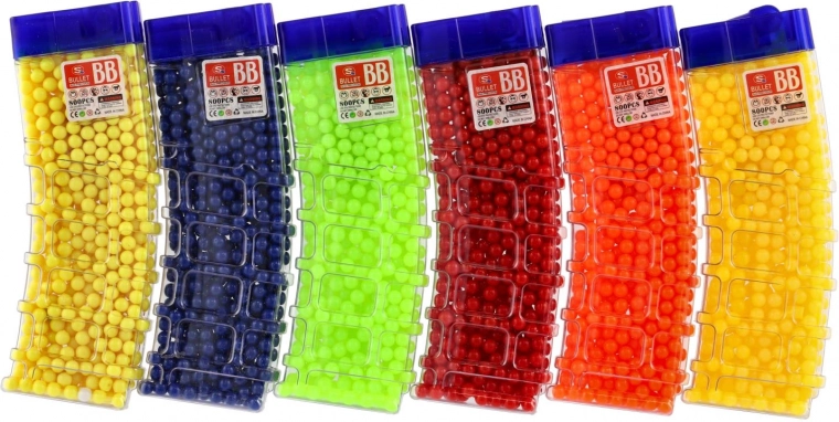 Sei colori vivaci per un gioco più divertente