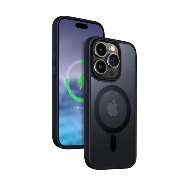 Hybrid Frost MagSafe Case for iPhone 15 Pro Max - Navy