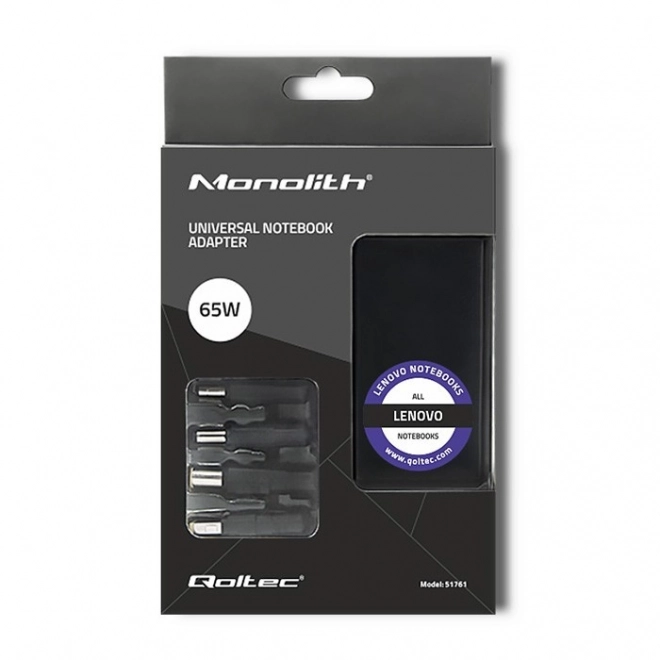 Power Adapter for Lenovo Laptops with 4 Connectors