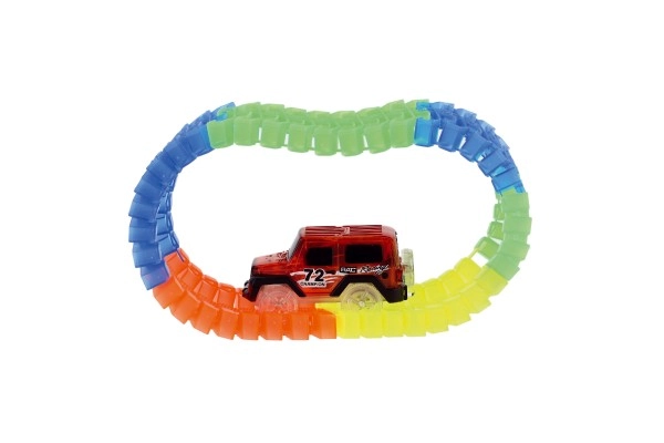 Car with 3 flashing lights
