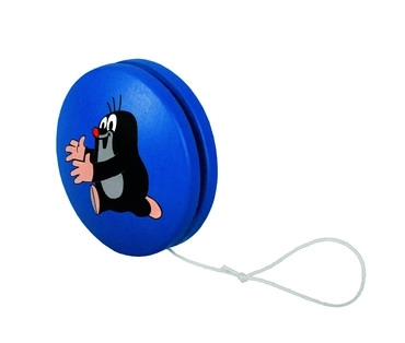 Blue Yo-yo With Running Little Mole