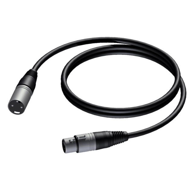 Male to Female XLR Cable 3m